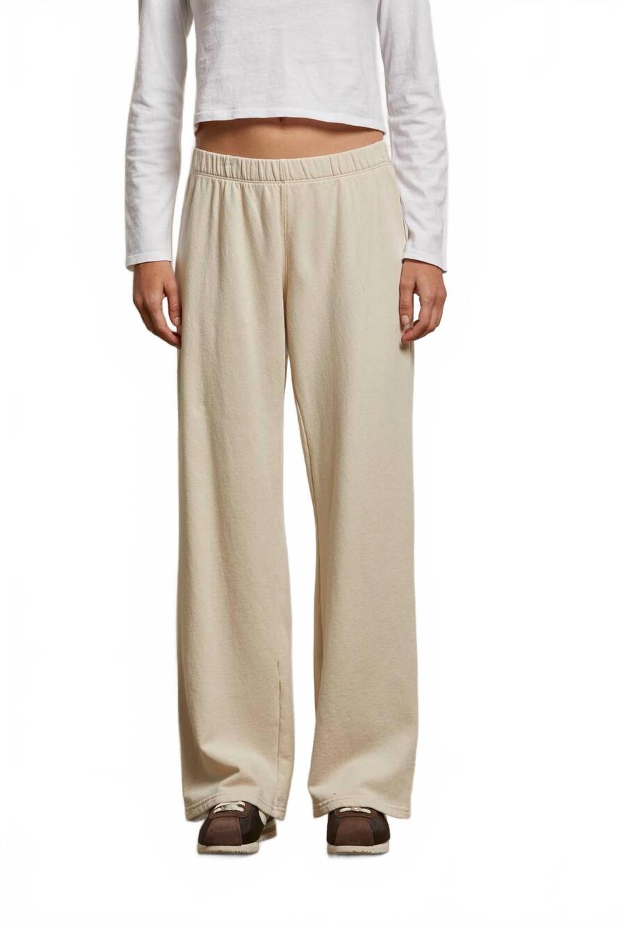 NEW PERFECTWHITETEE nora french terry pant in sugar